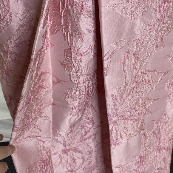 NEW KAY UNGER Women’s Elaine Floral Sleeveless Gown Size 10 Pink - Picture 4 of 9